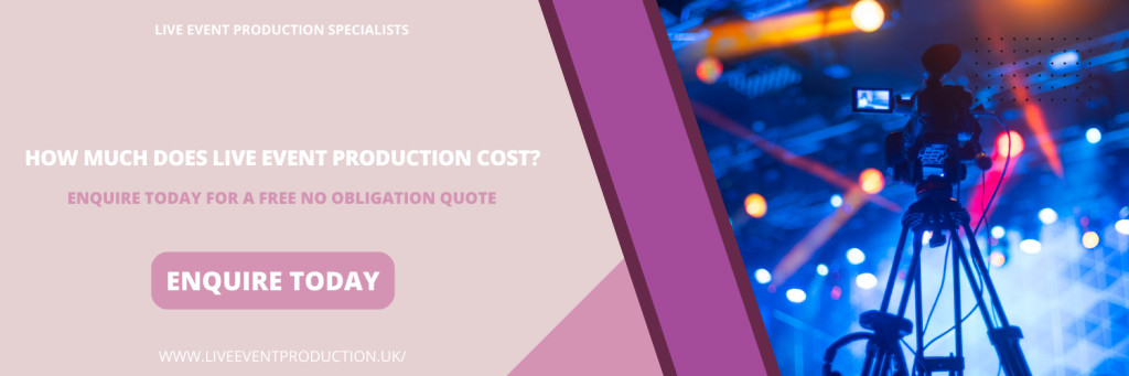 How much does Live Event Production Cost